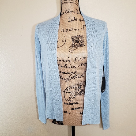 7 Seasons Unwine Solid Woven Knit Cardigan - Picture 8 of 8